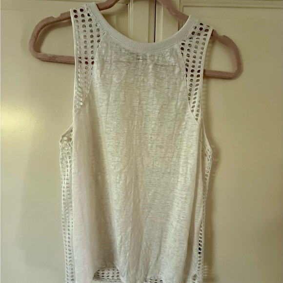 Sanctuary White Crochet Detail Tank Top - Picture 1 of 3